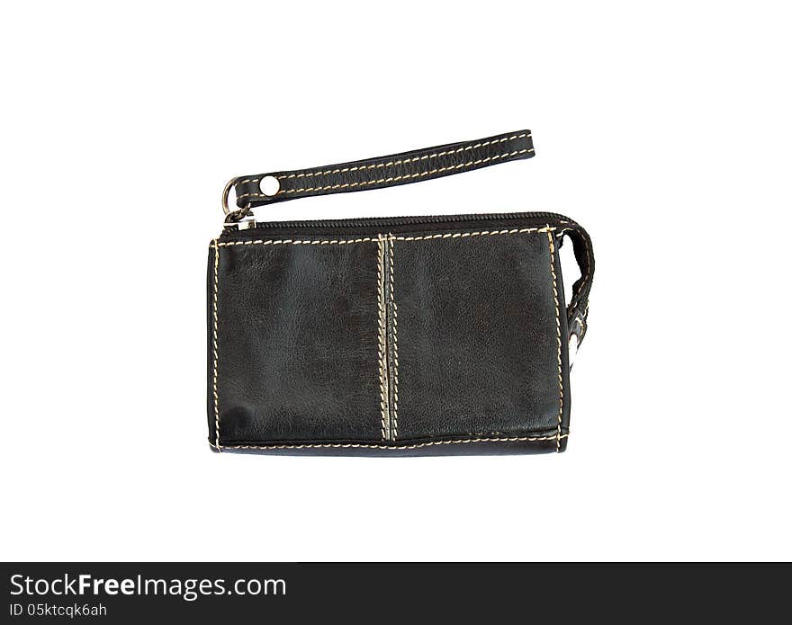 Black male bag isolated