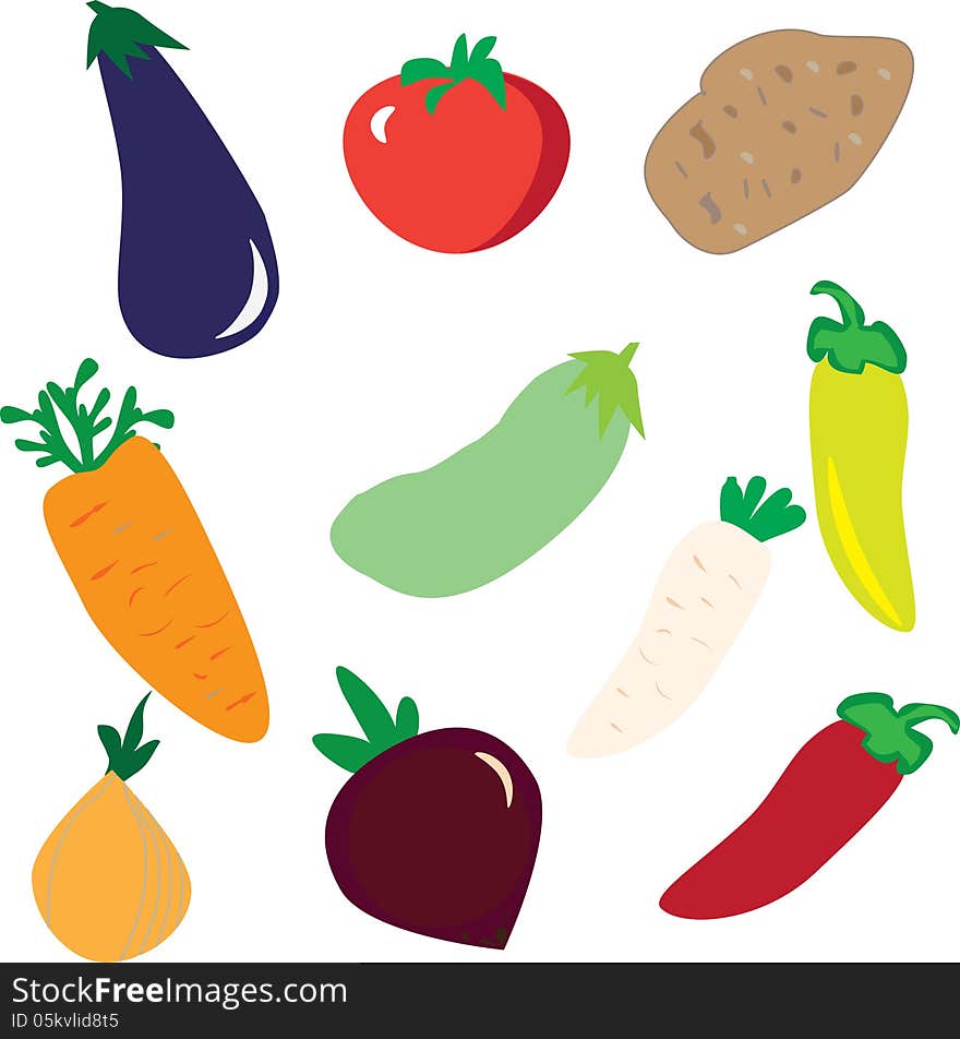 Vegetables  background