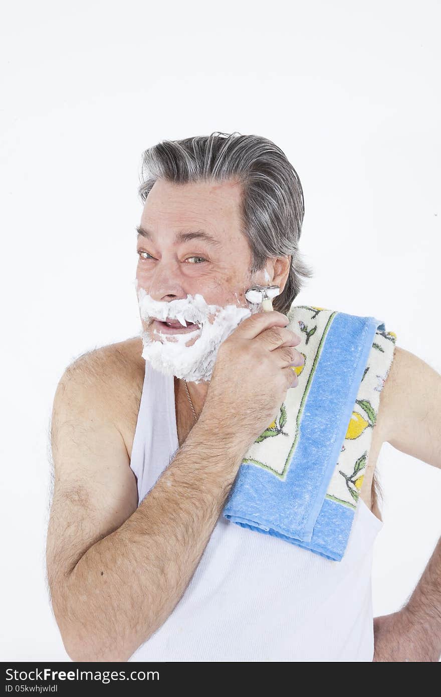 Shaving Man