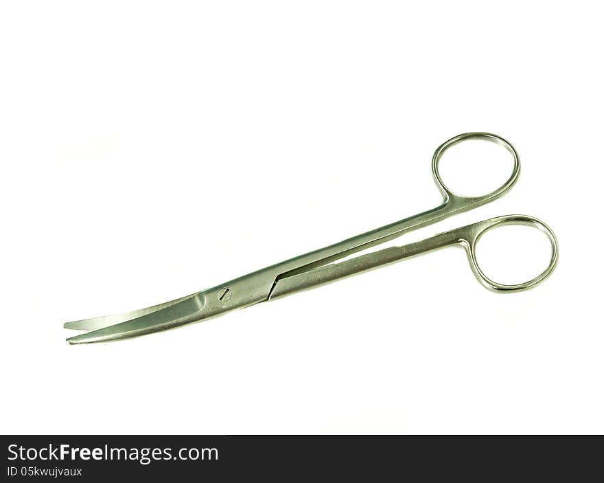 Stainless Scissors Isolated