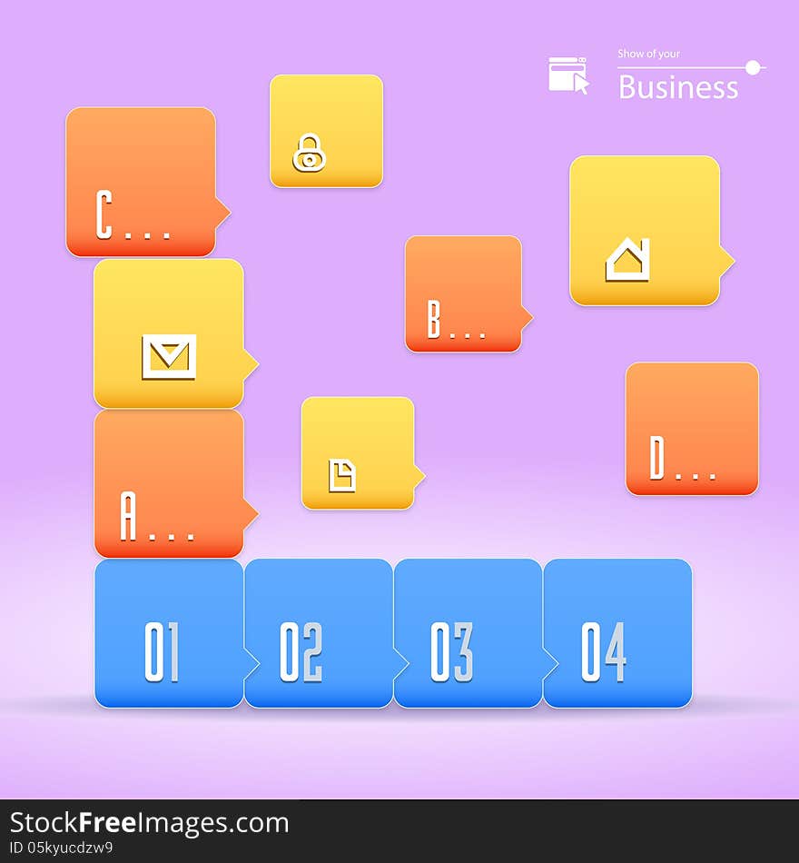 Abstract corporate background whit icons and tabs easy to edit. Abstract corporate background whit icons and tabs easy to edit