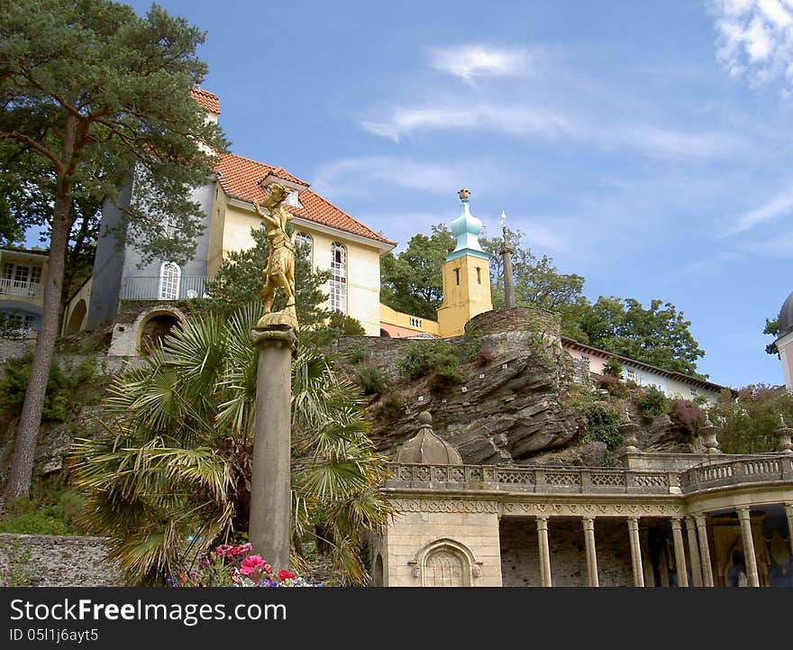 Portmeirion Central Piazza North Wales