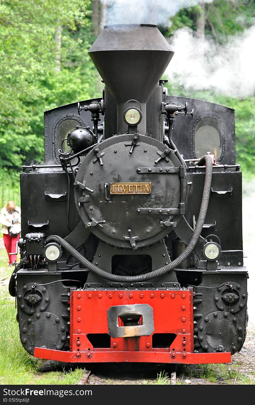 Steam Train Getting Ready To Depart.