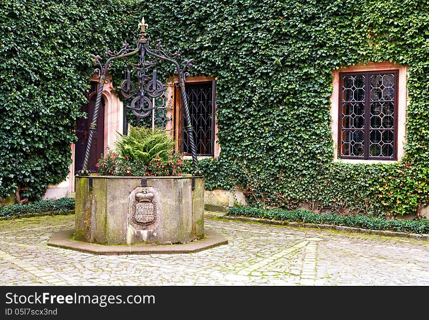 Ancient well of Sychrov chateau