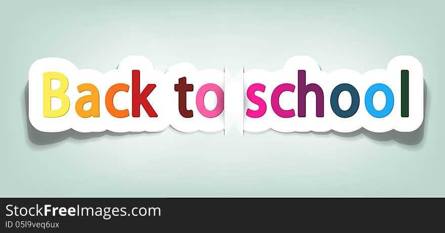 Vector Back To School