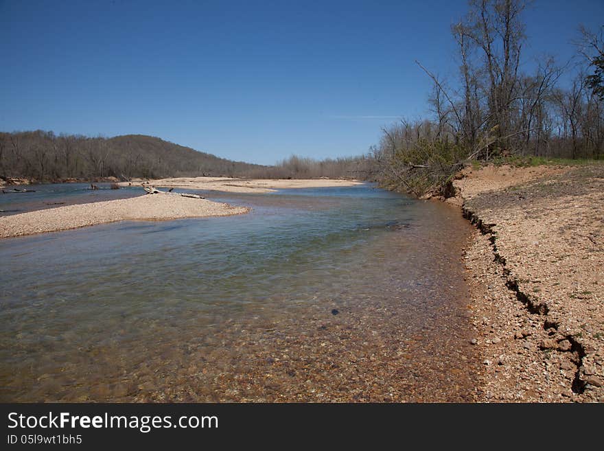 The Black River in Lesterville, Missouri.