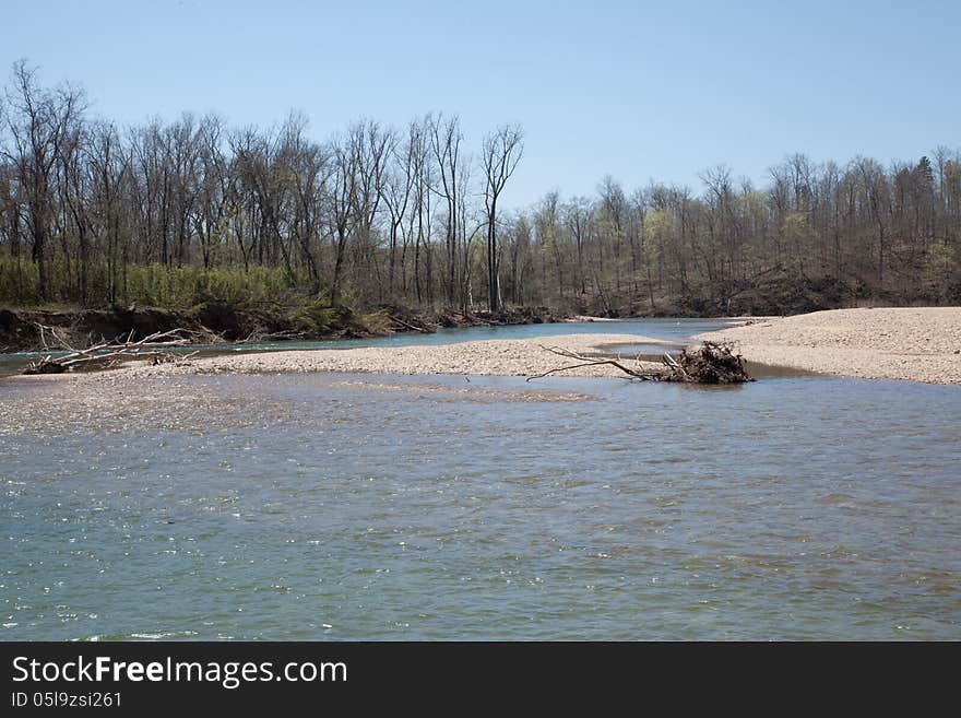 The Black River in Lesterville, Missouri.