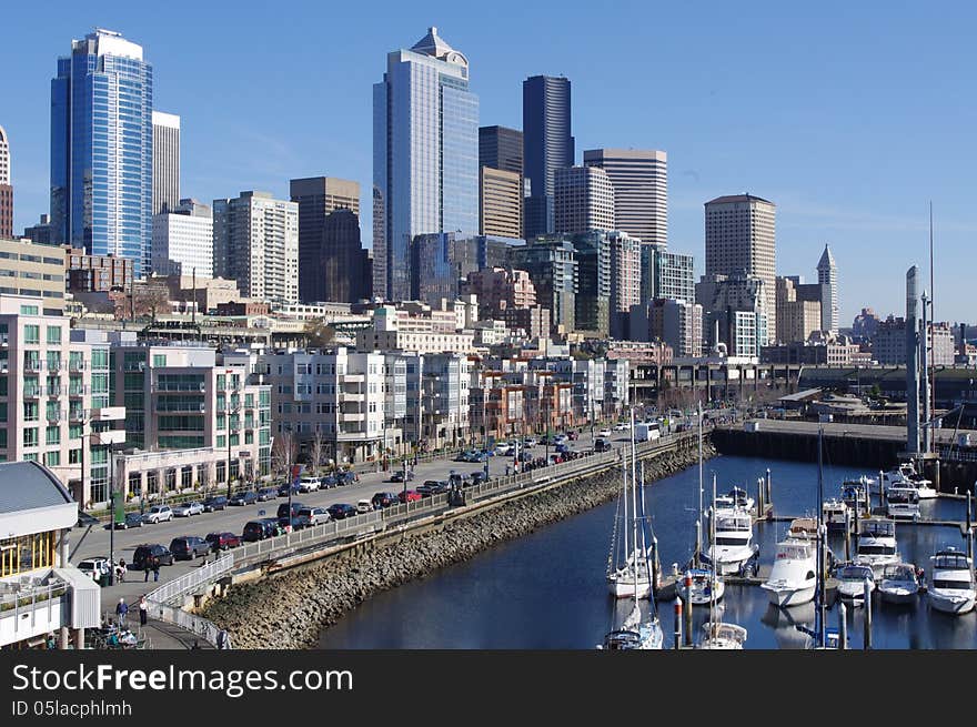 Seattle in Washington state, pacific northwest. Seattle in Washington state, pacific northwest