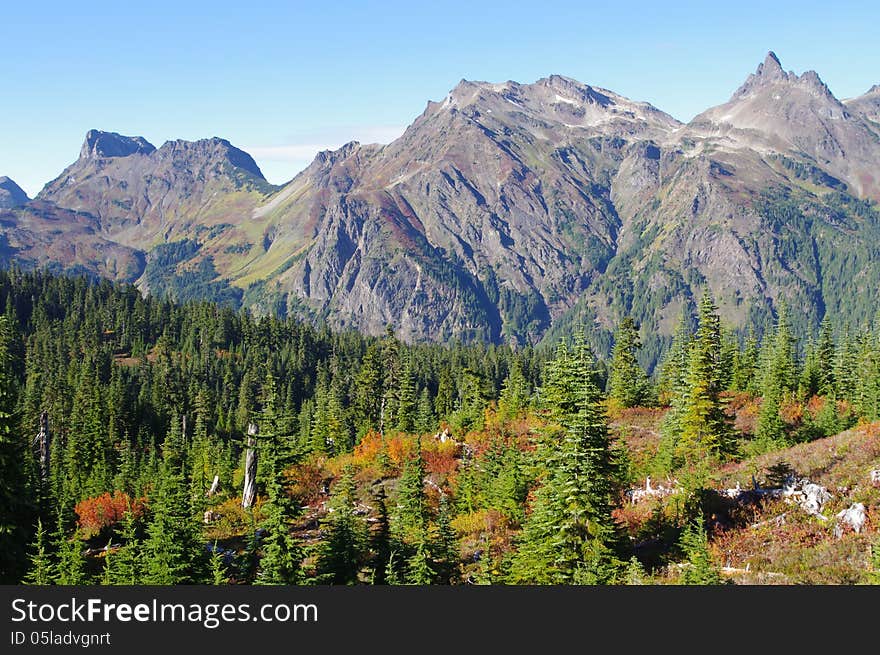 Cheam ranges, a mountain range in BC Cascades. Canada