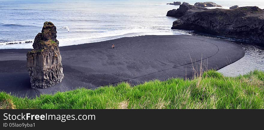 Driving in the beach, Vik, Iceland