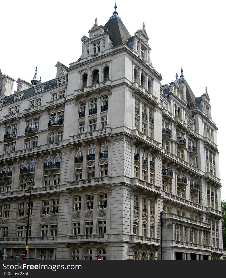 Classic architecture on the streets of London, England. Classic architecture on the streets of London, England