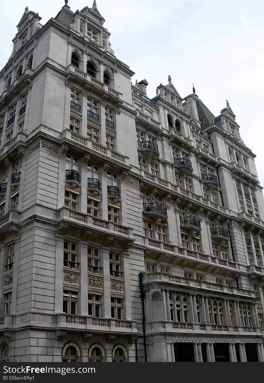 Classic architecture on the streets of London, England. Classic architecture on the streets of London, England