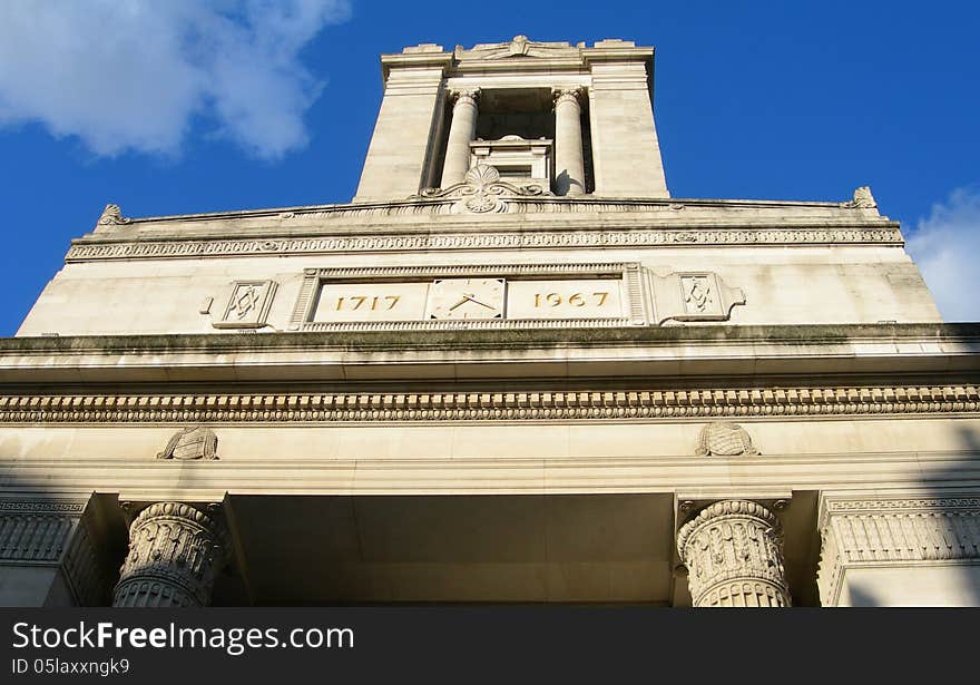 Classic architecture on the streets of London, England. Classic architecture on the streets of London, England