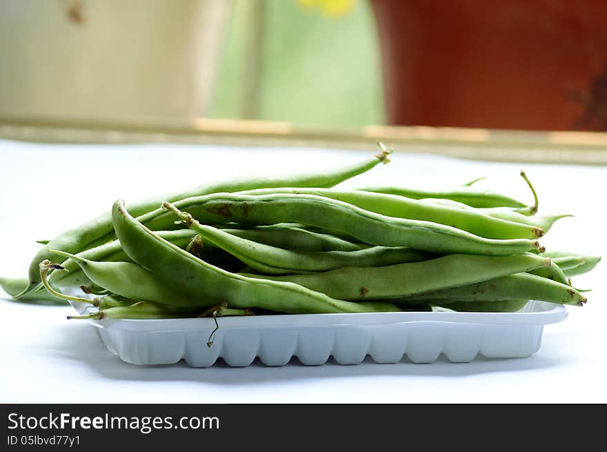 raw green beans