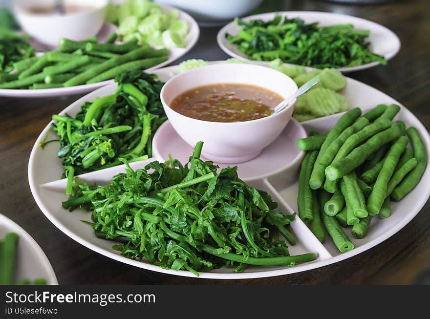 Vegetables Cooked Chili