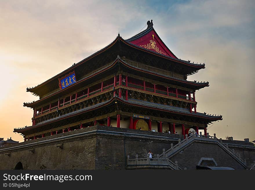 Xian drum-tower_xian_shanxi