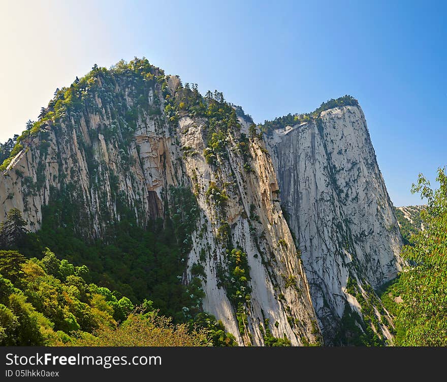 The west peak_wuyun peak_Hua mountain_shanxi