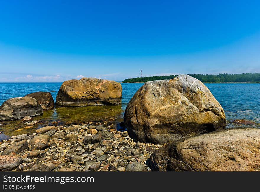 Coast of the Baltic Sea, Estonia. Coast of the Baltic Sea, Estonia.