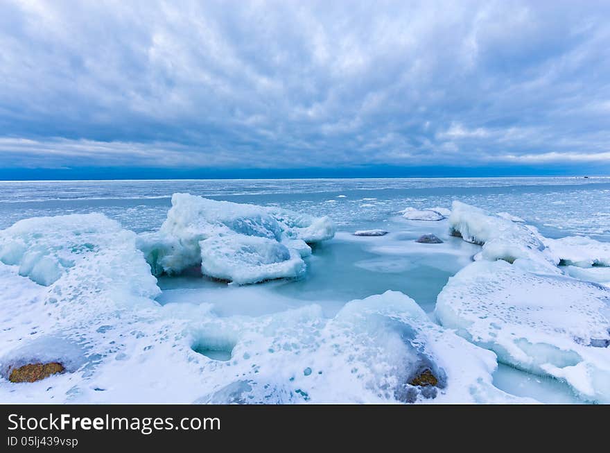 Coast of the Baltic Sea, Estonia. Coast of the Baltic Sea, Estonia.