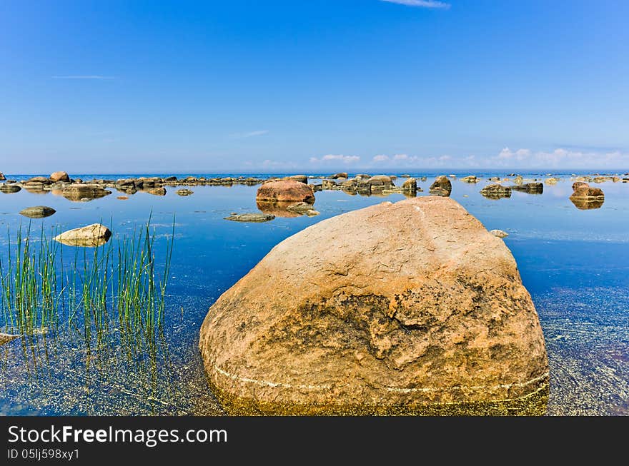 Coast of the Baltic Sea, Estonia. Coast of the Baltic Sea, Estonia.