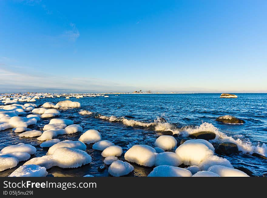 Coast of the Baltic Sea, Estonia. Coast of the Baltic Sea, Estonia.