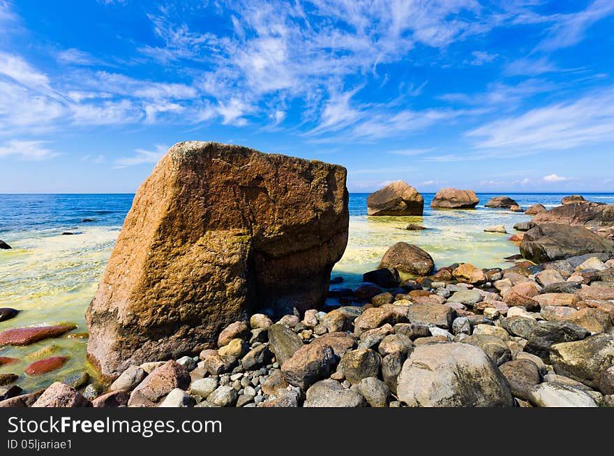 Coast of the Baltic Sea, Estonia. Coast of the Baltic Sea, Estonia.