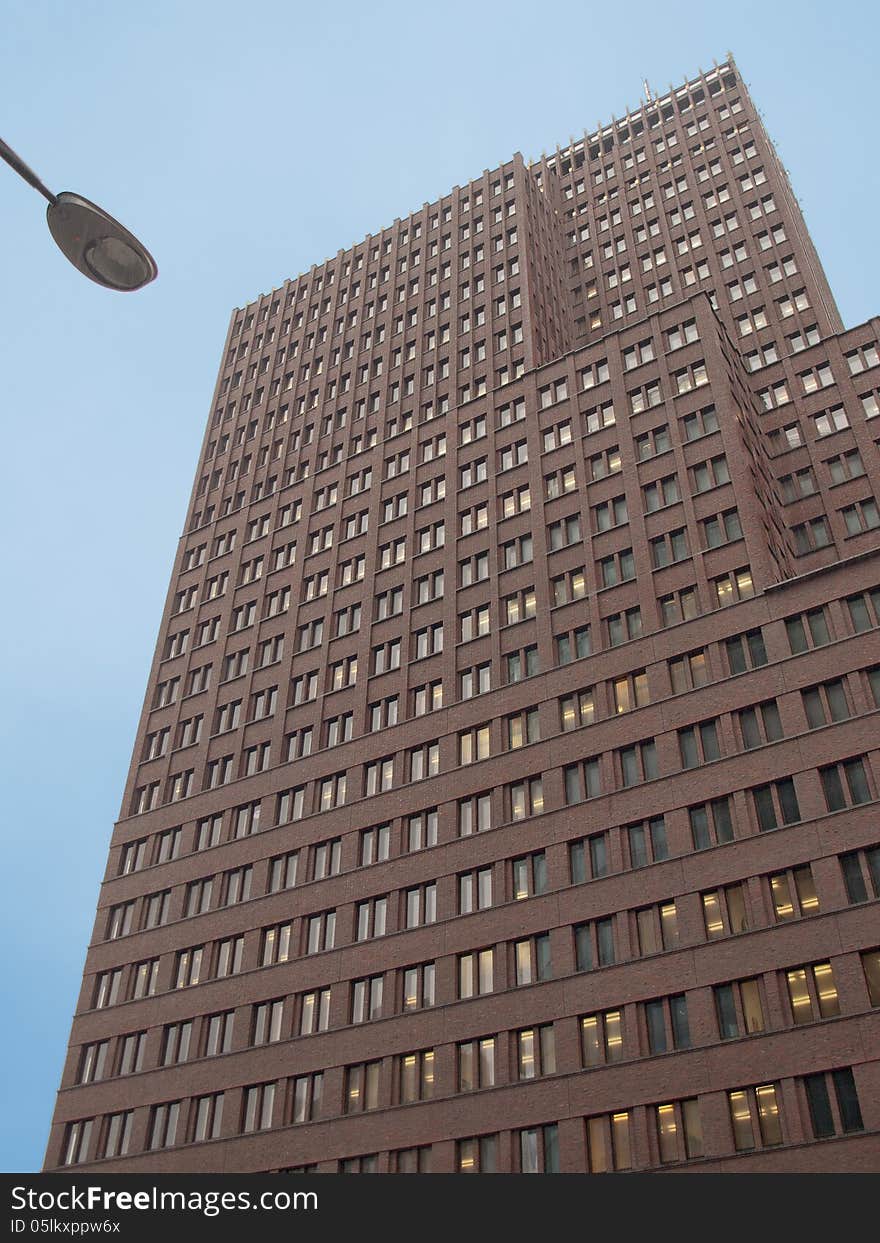 Detail of a modern building in Berlin