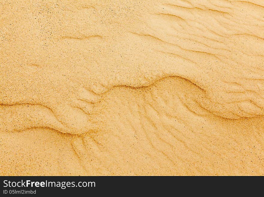 Forms in the sand