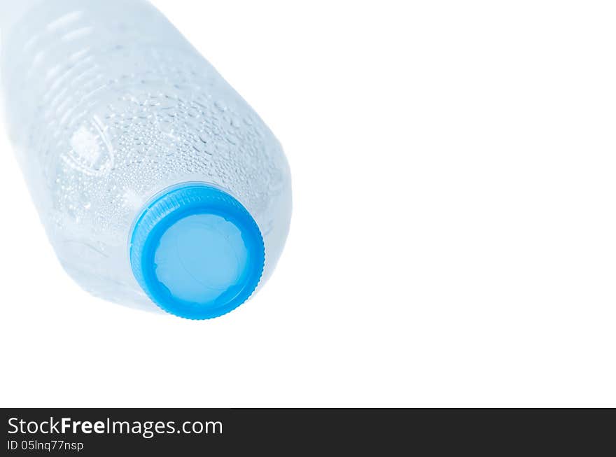 Plastic bottle of water