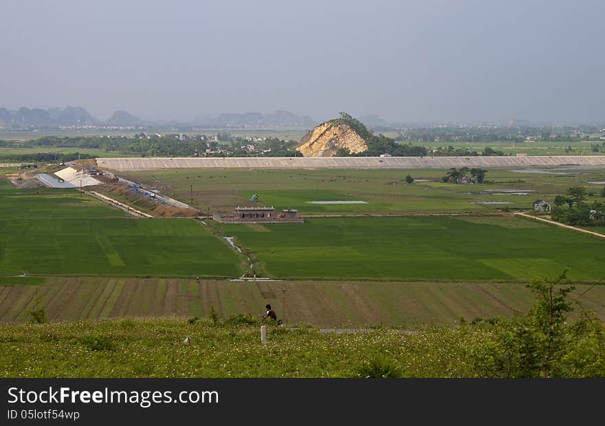 Countryside in northern Vietnam