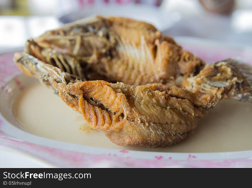 Fried snapper