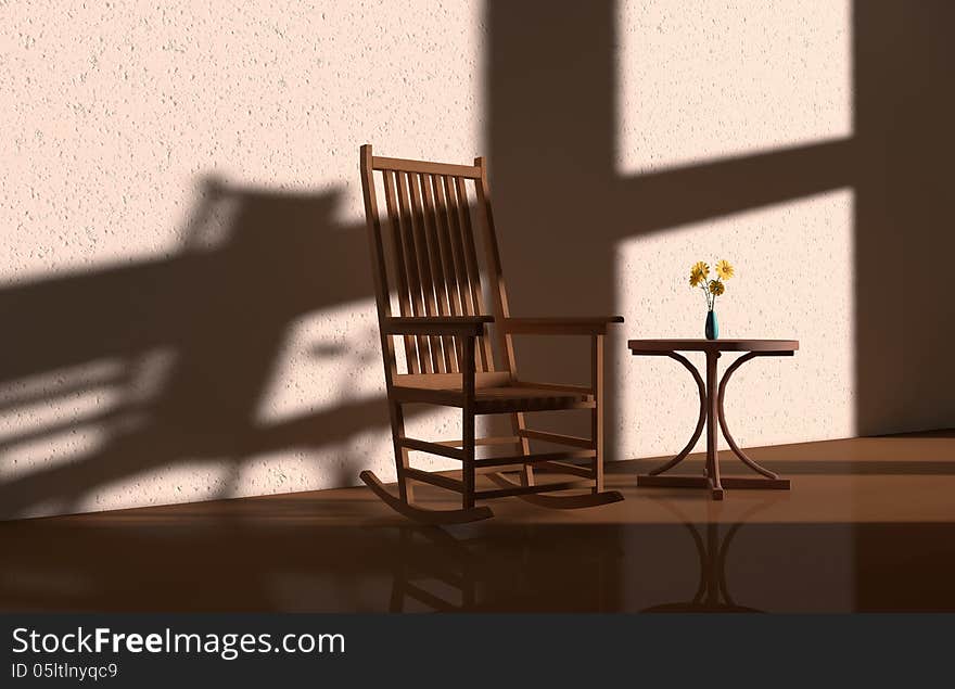 Light and shadow chair