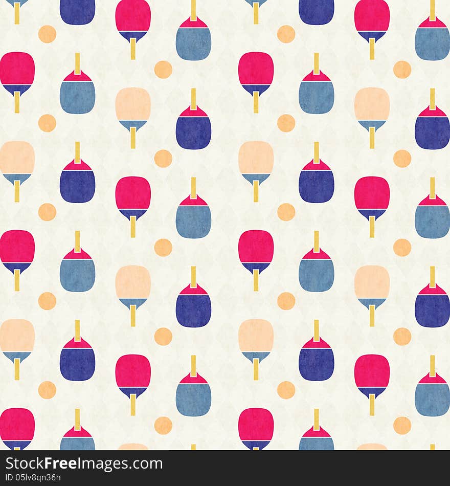 Ping-pong background pattern