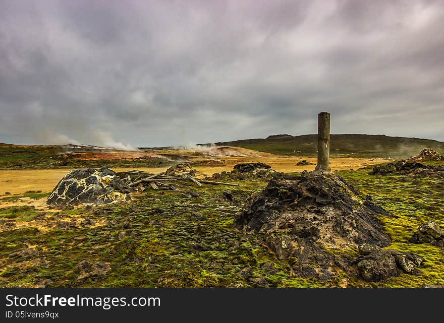 Image from geothermal area located at Reykjanes peninsula in iceland. Image from geothermal area located at Reykjanes peninsula in iceland.