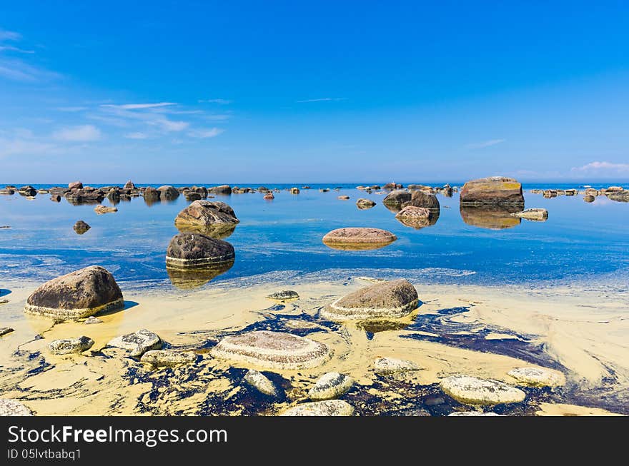 Coast of the Baltic Sea, Estonia. Coast of the Baltic Sea, Estonia.