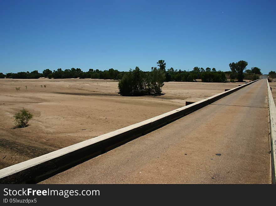 Dry river bed