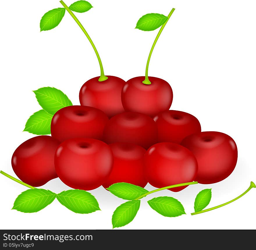 Fresh cherries