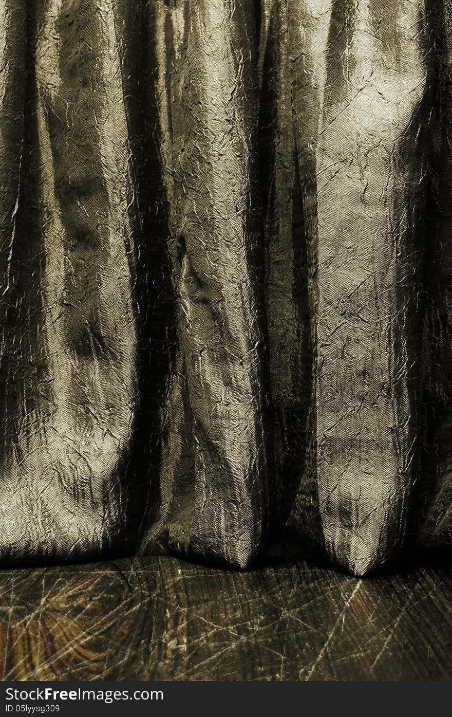 Grunge curtain