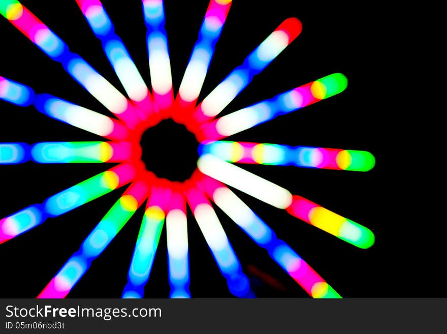 Colorful Lighting Circle