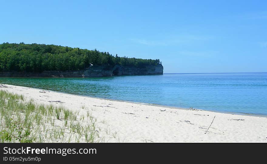 Lake Superior in scenic Michigan Upper Peninsula, USA. Lake Superior in scenic Michigan Upper Peninsula, USA