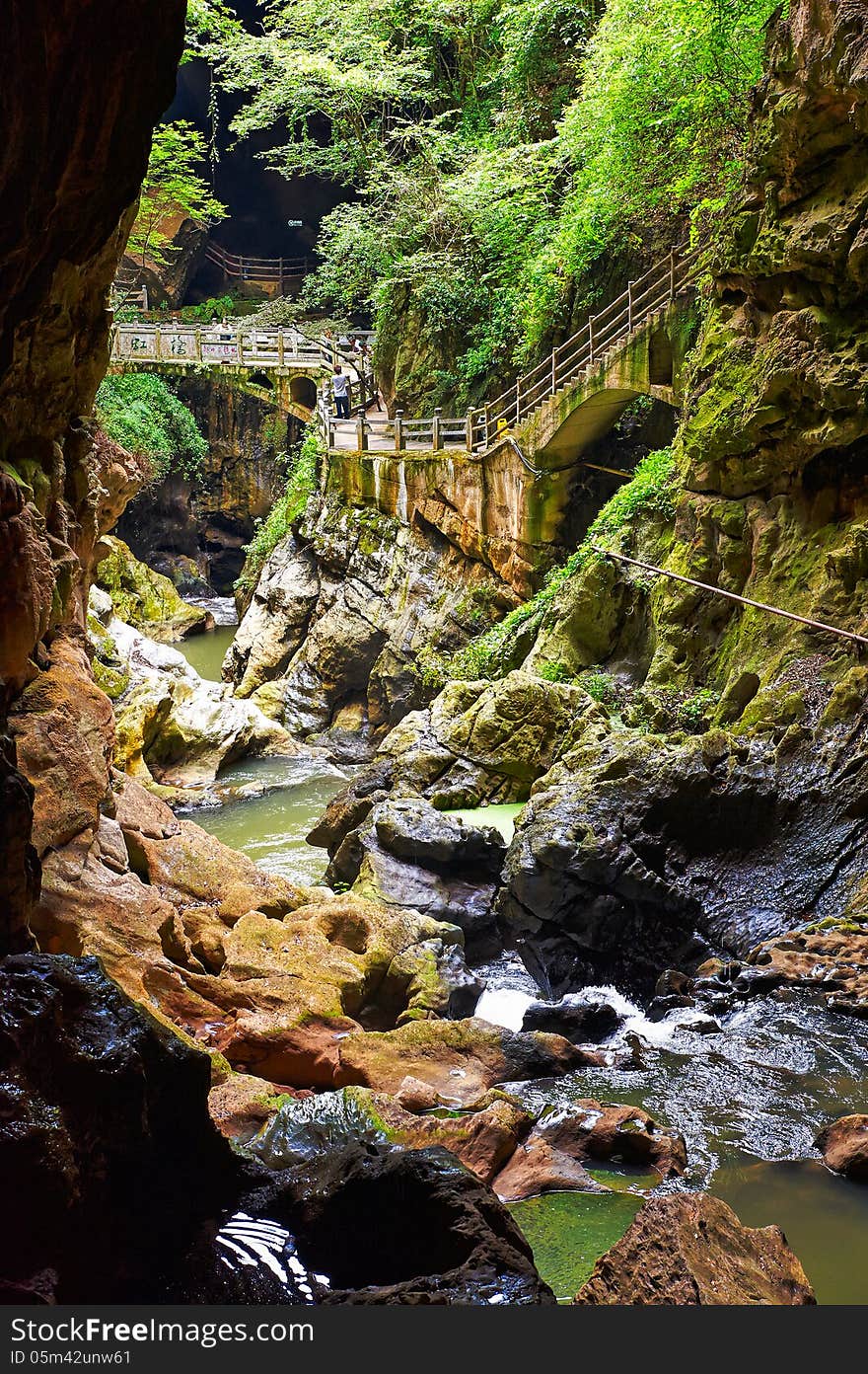 The image taken in china's yunnan province kunming city Jiuxiang scenic spot. The image taken in china's yunnan province kunming city Jiuxiang scenic spot.