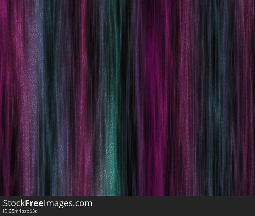 Abstract decorative curtain background of purple, green and blue color. Abstract decorative curtain background of purple, green and blue color.