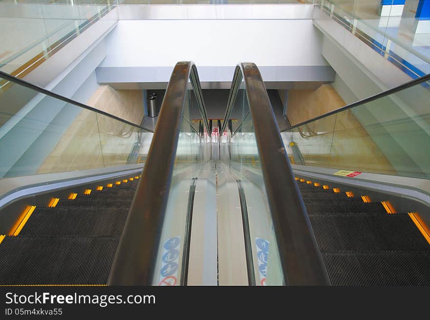 No one used the building escalators