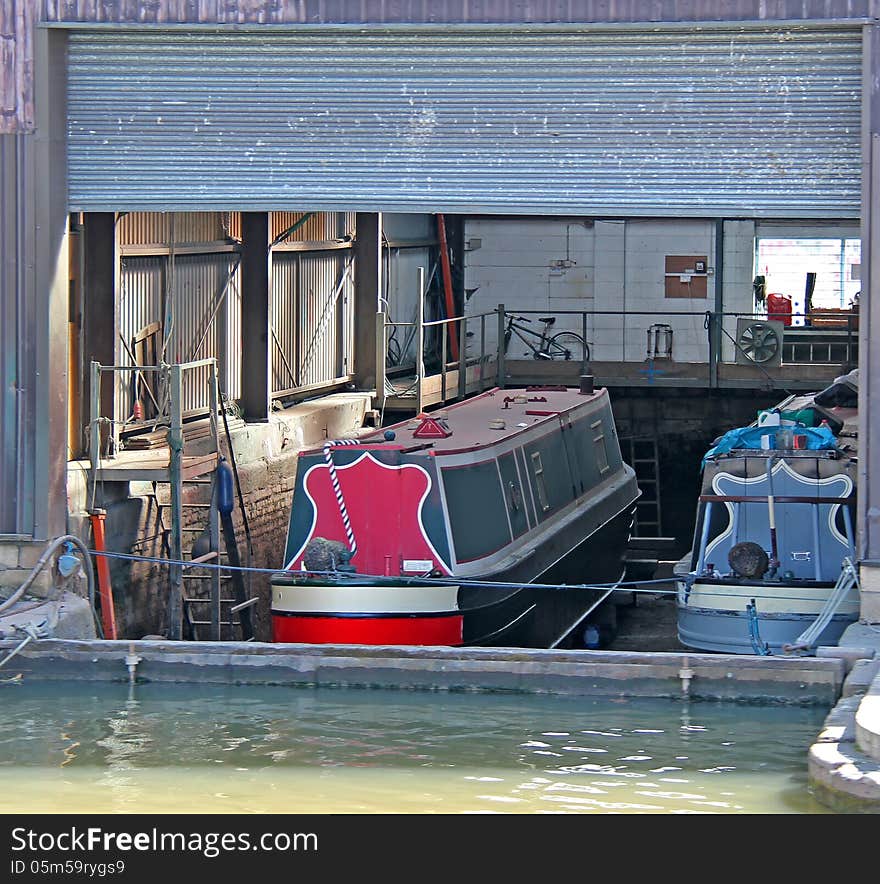 Canal Narrow Boats.