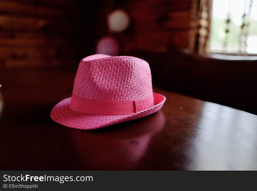 Pink hat