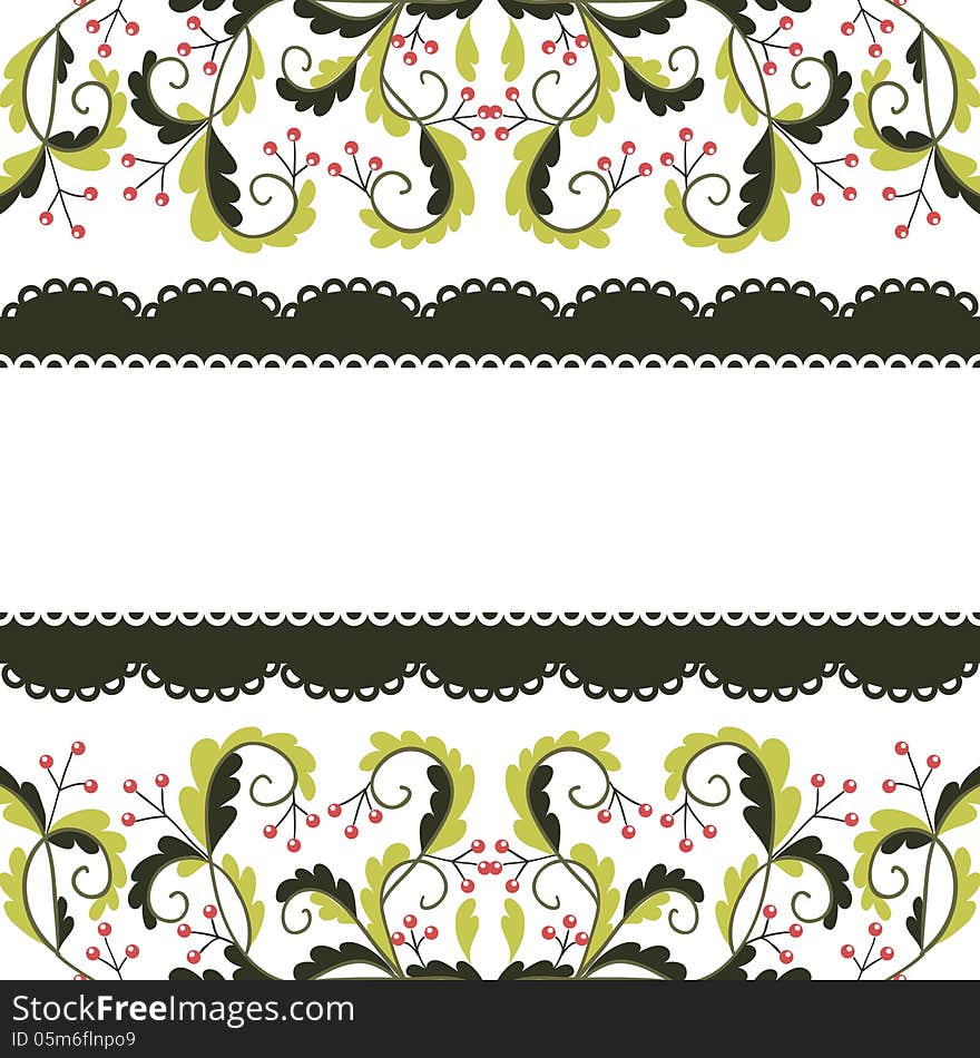 Floral border