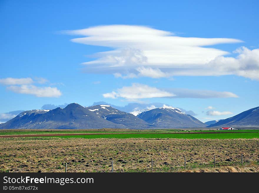 Amazing icelandic landscape