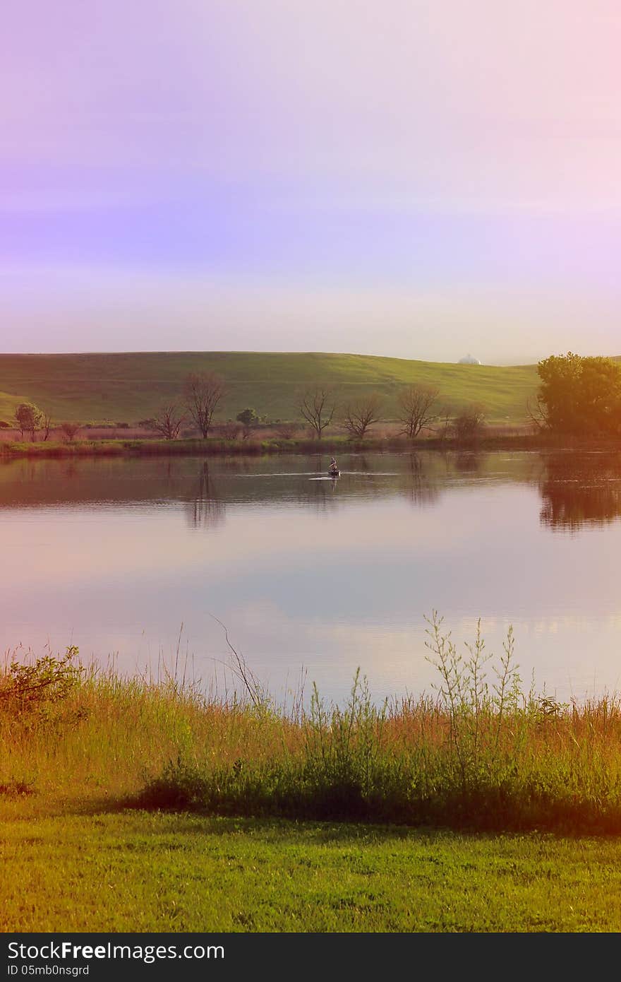 Beautiful summer landscape