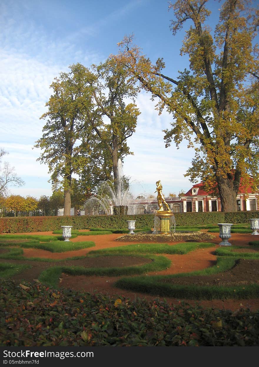 Sculpture In The Park Peterhof.