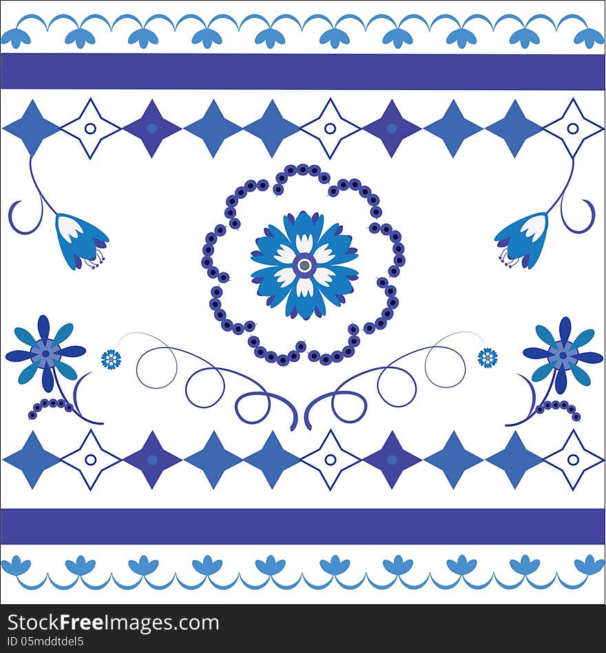 Floral Ornament, Vector